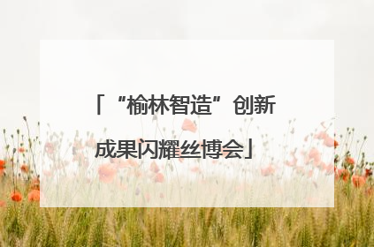 “榆林智造”创新成果闪耀丝博会