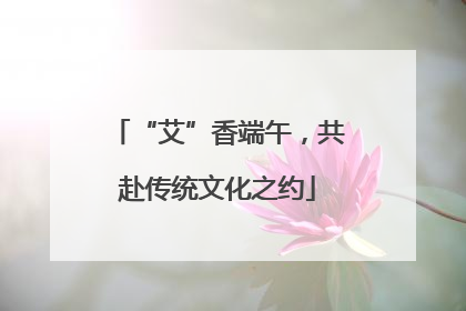 “艾”香端午，共赴传统文化之约