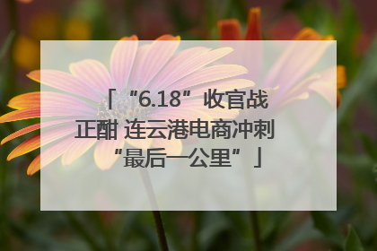 “6.18”收官战正酣 连云港电商冲刺“最后一公里”