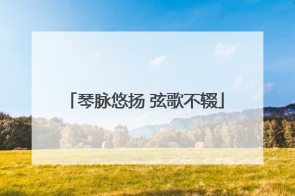 琴脉悠扬 弦歌不辍