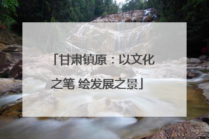 甘肃镇原：以文化之笔 绘发展之景