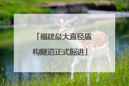 福建最大直径盾构隧道正式掘进