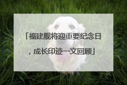 福建舰将迎重要纪念日，成长印迹一文回顾