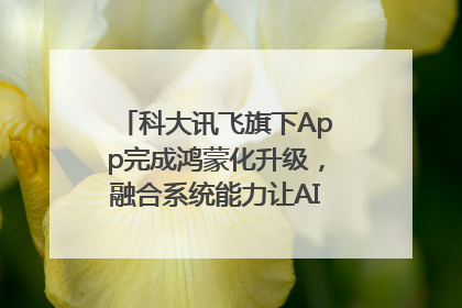 科大讯飞旗下App完成鸿蒙化升级，融合系统能力让AI服务触手可及