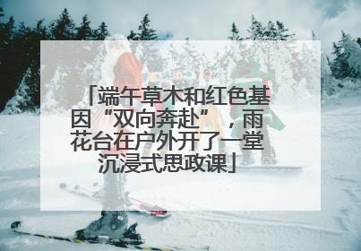 端午草木和红色基因“双向奔赴”，雨花台在户外开了一堂沉浸式思政课
