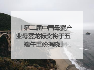 第二届中国母婴产业母婴龙标奖将于五端午重磅揭晓