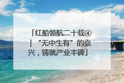 红船领航二十载④｜“无中生有”的嘉兴，铸就产业丰碑