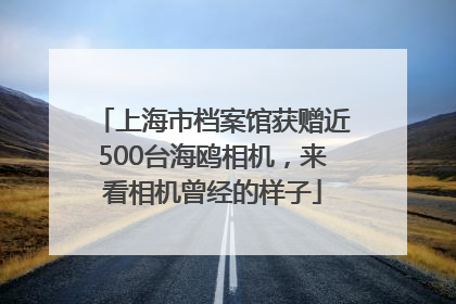 上海市档案馆获赠近500台海鸥相机，来看相机曾经的样子