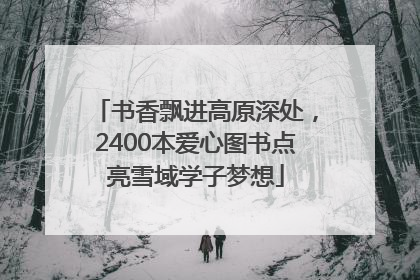 书香飘进高原深处，2400本爱心图书点亮雪域学子梦想