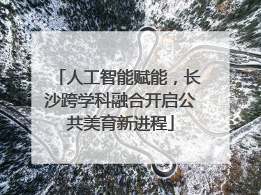 人工智能赋能，长沙跨学科融合开启公共美育新进程