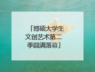 博硕大学生文创艺术第二季圆满落幕