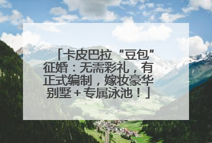 卡皮巴拉“豆包”征婚：无需彩礼，有正式编制，嫁妆豪华别墅＋专属泳池！
