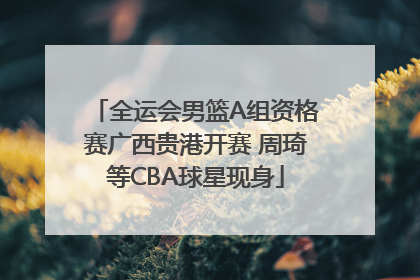 全运会男篮A组资格赛广西贵港开赛 周琦等CBA球星现身