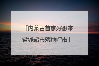 内蒙古首家好想来省钱超市落地呼市