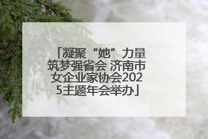 凝聚“她”力量 筑梦强省会 济南市女企业家协会2025主题年会举办
