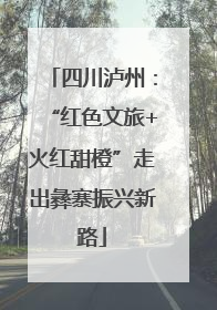 四川泸州：“红色文旅+火红甜橙”走出彝寨振兴新路