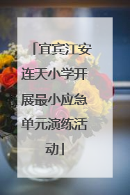 宜宾江安连天小学开展最小应急单元演练活动