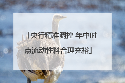 央行精准调控 年中时点流动性料合理充裕