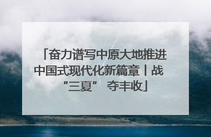 奋力谱写中原大地推进中国式现代化新篇章丨战“三夏” 夺丰收