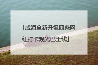 威海全新升级四条网红打卡观光巴士线