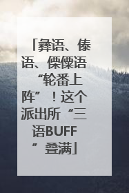 彝语、傣语、傈僳语 “轮番上阵”！这个派出所“三语BUFF”叠满