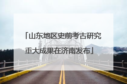 山东地区史前考古研究重大成果在济南发布