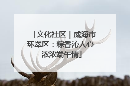文化社区｜威海市环翠区：粽香沁人心 浓浓端午情