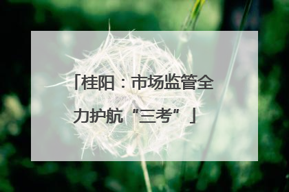 桂阳：市场监管全力护航“三考”