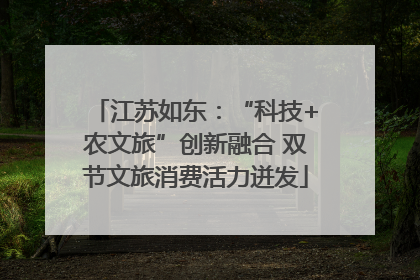 江苏如东：“科技+农文旅”创新融合 双节文旅消费活力迸发