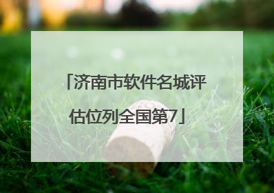 济南市软件名城评估位列全国第7