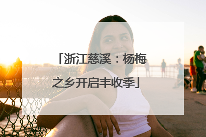 浙江慈溪：杨梅之乡开启丰收季