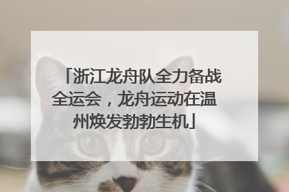 浙江龙舟队全力备战全运会，龙舟运动在温州焕发勃勃生机