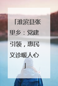 淮滨县张里乡：党建引领，惠民义诊暖人心