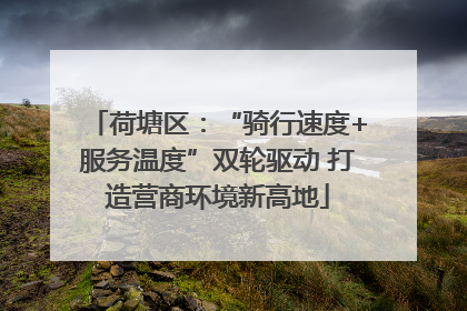 荷塘区：“骑行速度+服务温度”双轮驱动 打造营商环境新高地