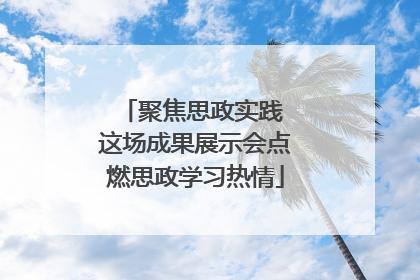聚焦思政实践 这场成果展示会点燃思政学习热情