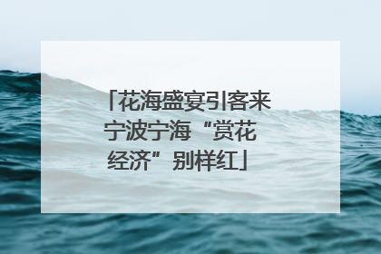 花海盛宴引客来 宁波宁海“赏花经济”别样红