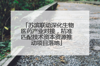 苏滨联动深化生物医药产业对接，精准匹配技术资本资源推动项目落地