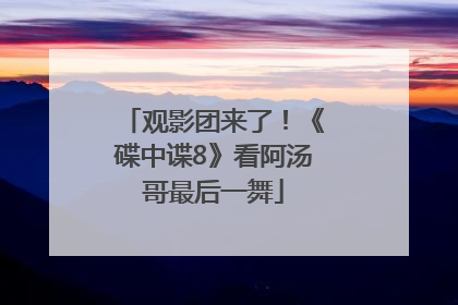 观影团来了！《碟中谍8》看阿汤哥最后一舞