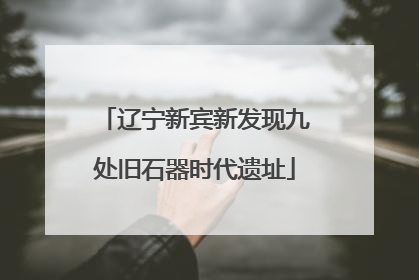 辽宁新宾新发现九处旧石器时代遗址