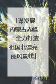 谋发展｜内蒙古赤峰：全力打造祖国北疆亮丽风景线