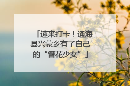 速来打卡！通海县兴蒙乡有了自己的“簪花少女”