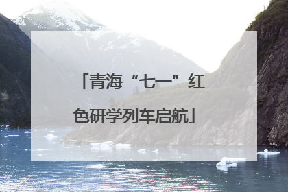 青海“七一”红色研学列车启航