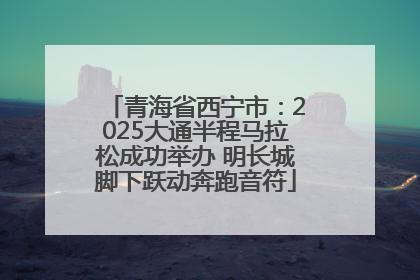 青海省西宁市：2025大通半程马拉松成功举办 明长城脚下跃动奔跑音符