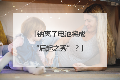 钠离子电池将成“后起之秀”？