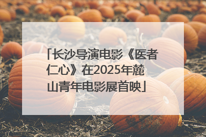 长沙导演电影《医者仁心》在2025年麓山青年电影展首映