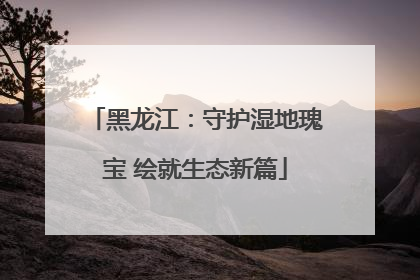 黑龙江：守护湿地瑰宝 绘就生态新篇