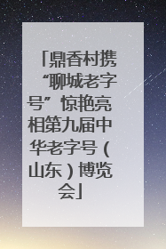 鼎香村携“聊城老字号”惊艳亮相第九届中华老字号（山东）博览会