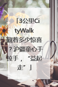 3公里CityWalk藏着多少惊喜？沪疆童心手拉手，“益起走”
