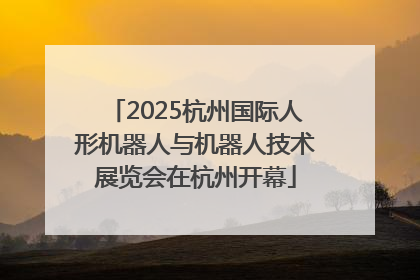 2025杭州国际人形机器人与机器人技术展览会在杭州开幕