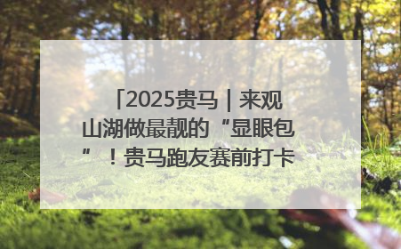 2025贵马｜来观山湖做最靓的“显眼包”！贵马跑友赛前打卡点燃奔跑热情